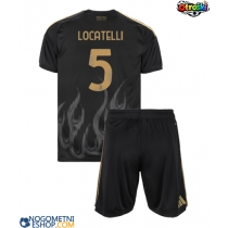 Otroški Nogometni dresi Juventus Manuel Locatelli #5 Tretji 2026-27 Kratek Rokav (+ Kratke hlače)